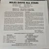 Miles Davis All Stars : Vol. 1 (10", RE)