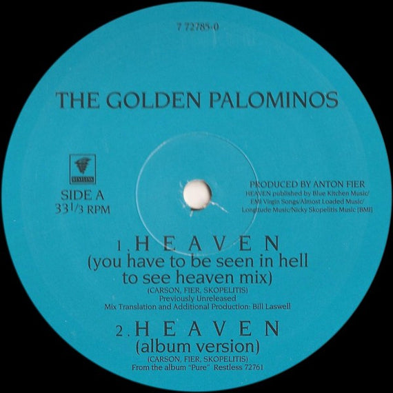The Golden Palominos : Heaven / Gun / Little Suicides (12")