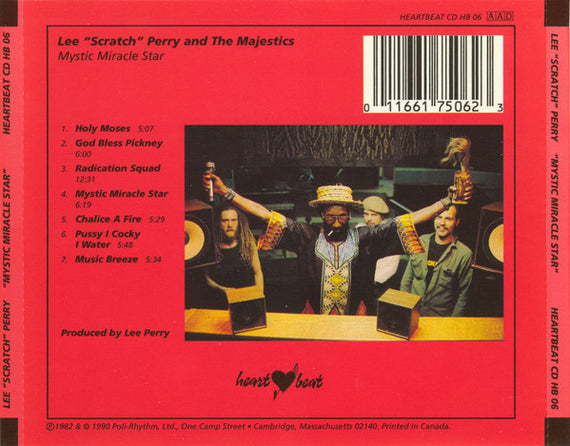 Lee "Scratch" Perry* And The Majestics (3) : Mystic Miracle Star (CD, Album, RE)