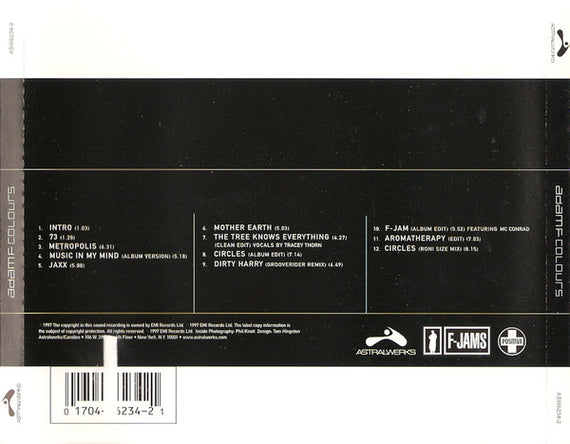 Adam F : Colours (CD, Album)