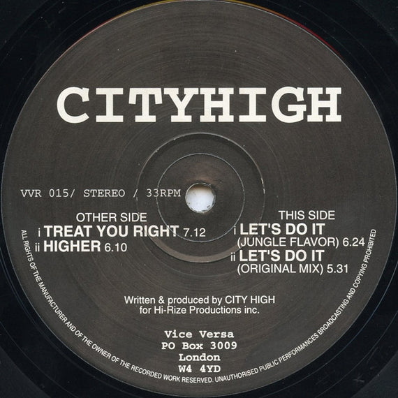 City High (2) : Let's Do It (12")
