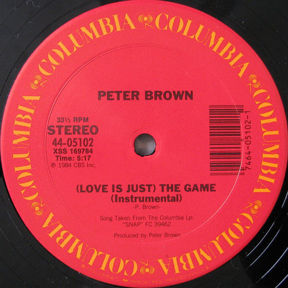 Peter Brown (2) : (Love Is Just) The Game (12