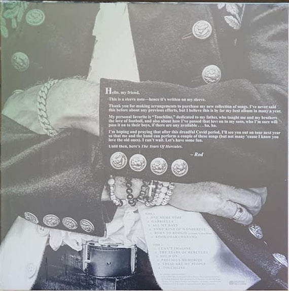 Rod Stewart : The Tears Of Hercules (LP, Album, Ltd, Gre)