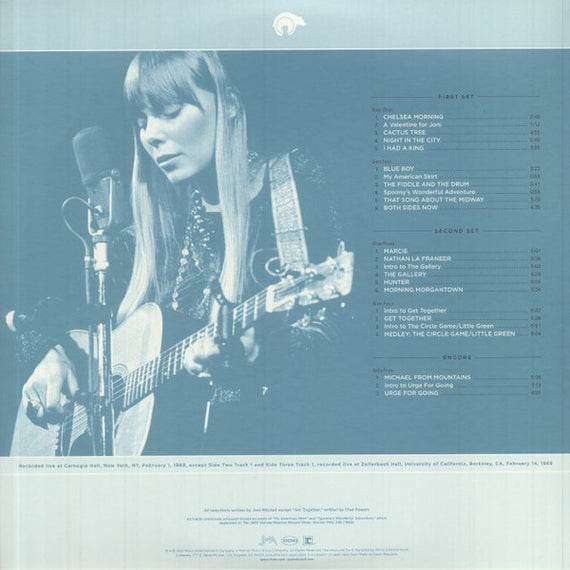 Joni Mitchell : Live At Carnegie Hall - 1969 (3xLP, Ltd)