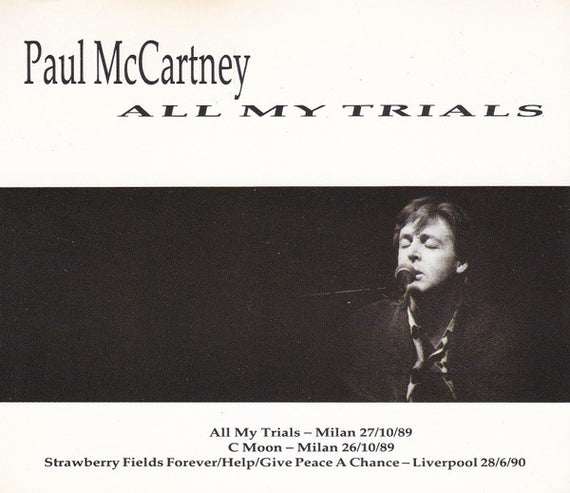 Paul McCartney : All My Trials (CD, Single)