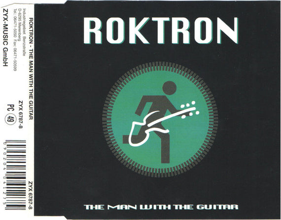 Roktron : The Man With The Guitar (CD, Maxi)