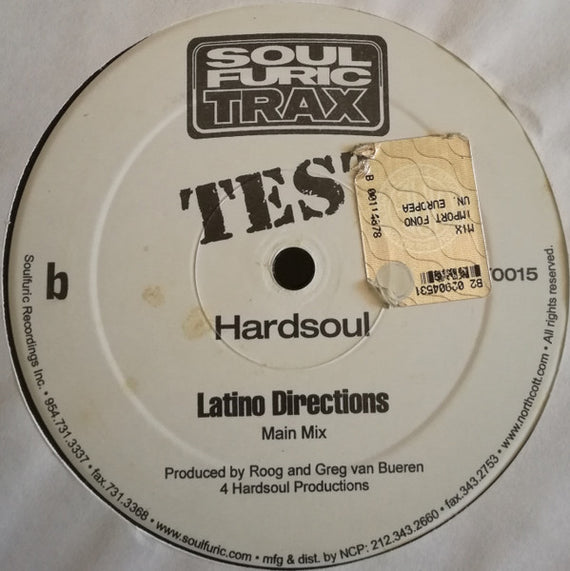 Hardsoul : La Pasion De Gozar / Latino Directions (2x12", TP)