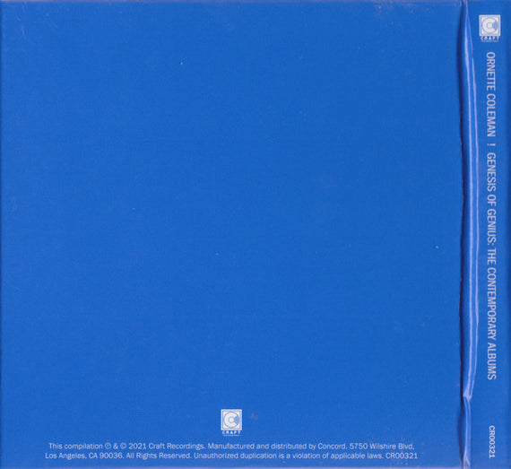 Ornette Coleman : Genesis Of Genius: The Contemporary Albums (2xCD, Comp)