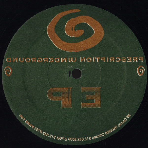 Chez N Trent : Prescription Underground EP (12", EP)