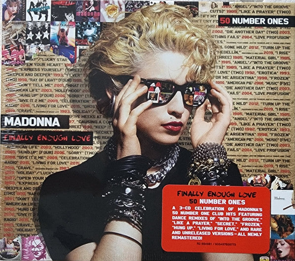 Madonna : Finally Enough Love (50 Number Ones) (3xCD, Comp, RM)