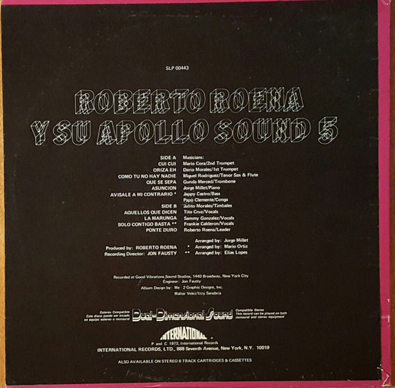 Roberto Roena Y Su Apollo Sound : 5 (LP, Album)