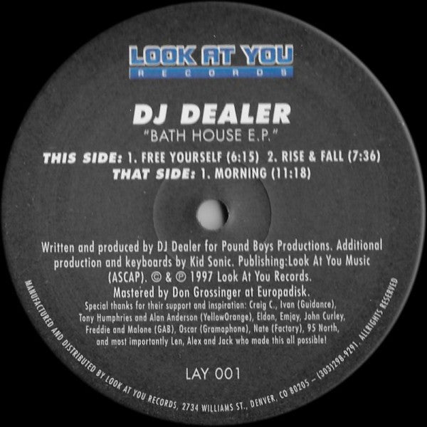 DJ Dealer : Bath House E.P. (12", EP)