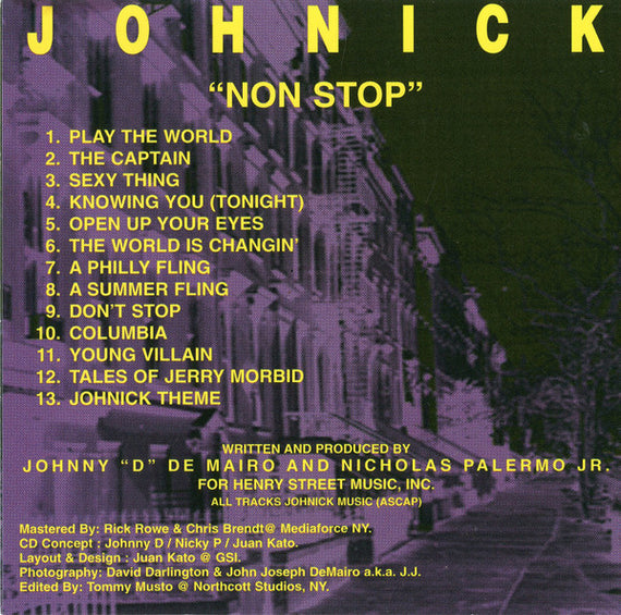 JohNick : Non Stop (CD, Mixed)