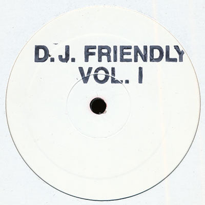 D.J. Friendly (8) : Hip Hop Bastard Volume 1 (12", W/Lbl)
