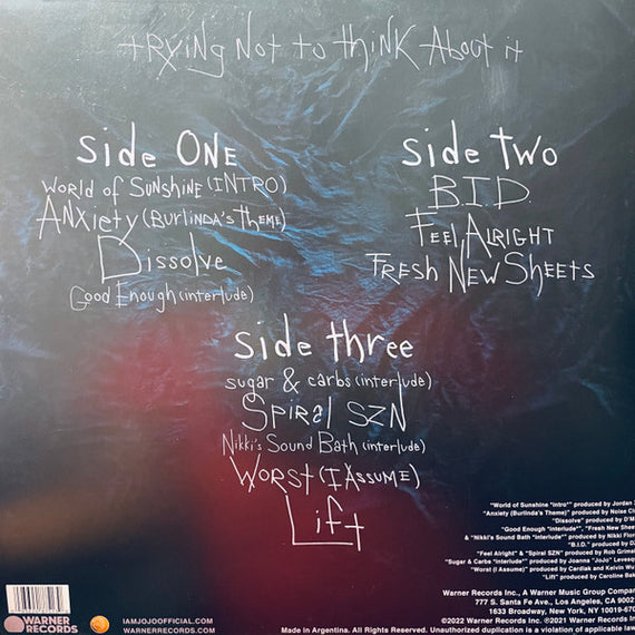 JoJo (3) : Trying Not To Think About It (2xLP)