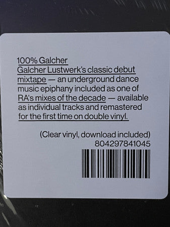 Galcher Lustwerk : 100% Galcher (2xLP, Album, RM, Cle)