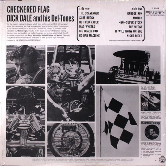 Dick Dale And His Del-Tones* : Checkered Flag (LP, Album, Mono, Scr)