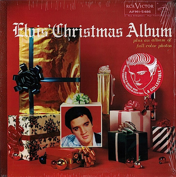 Elvis Presley : Elvis' Christmas Album (LP, Album, Mono, RE, RM, Gre)