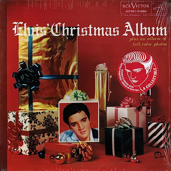 Elvis Presley : Elvis' Christmas Album (LP, Album, Mono, RE, RM, Gre)