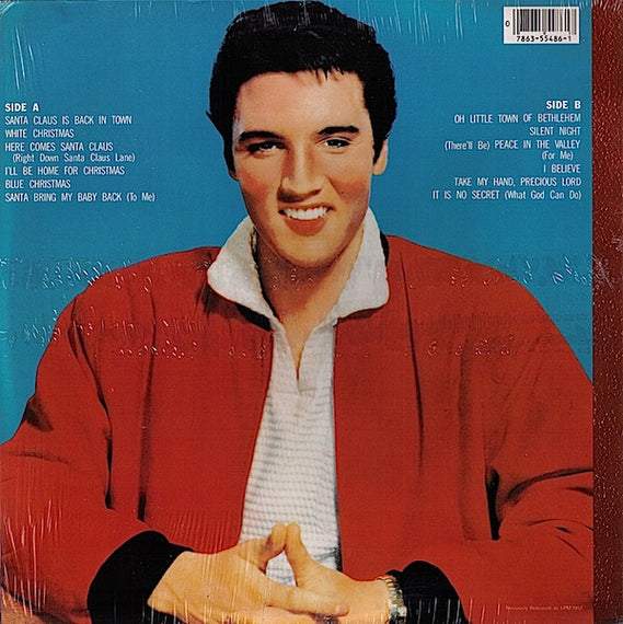 Elvis Presley : Elvis' Christmas Album (LP, Album, Mono, RE, RM, Gre)