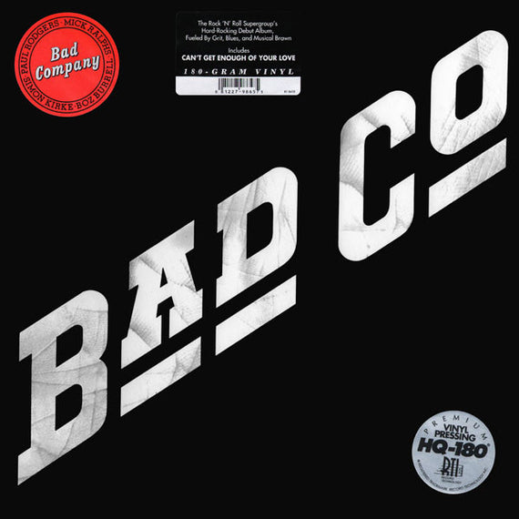 Bad Company (3) : Bad Co (LP, Album, RE, RM, 180)
