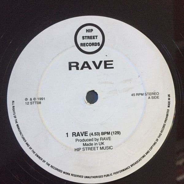 Rave : Rave (12")