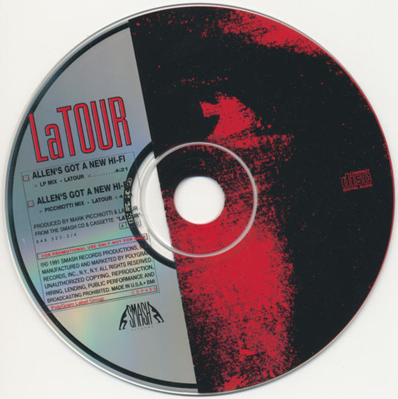 LaTour : Allen's Got A New Hi-Fi (CD, Single, Promo)