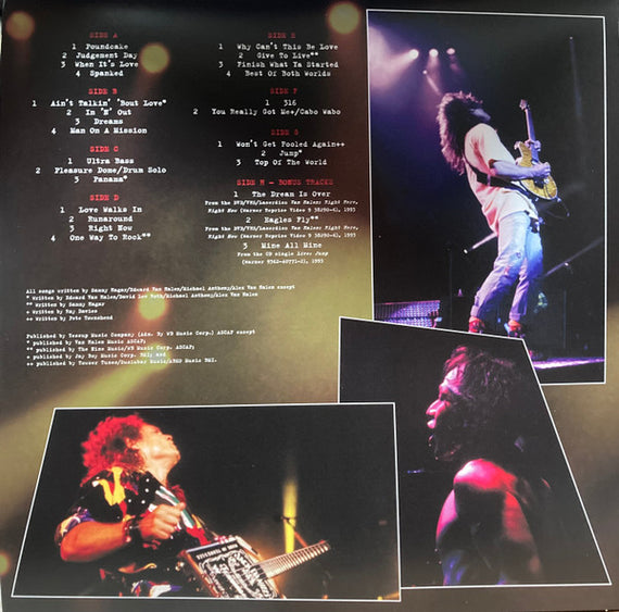 Van Halen : Live: Right Here, Right Now. (4xLP, Album, RSD, RE, Red)