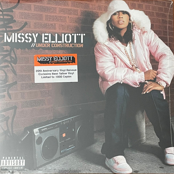 Missy Elliott Under Construction 2-LP ~ Exclusive Colored Vinyl ~ 2024 Brand New!