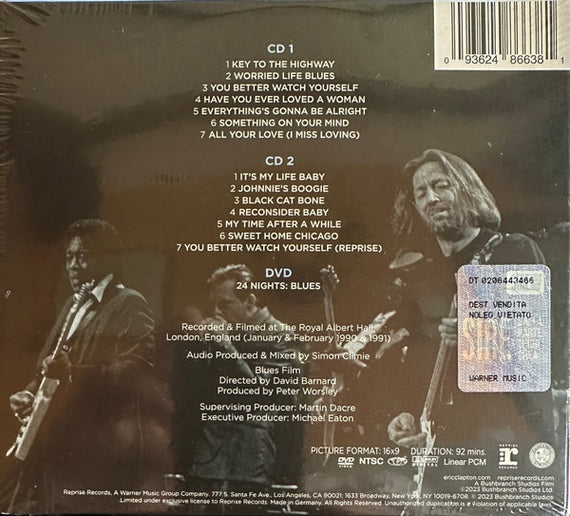 Eric Clapton : 24 Nights: Blues (2xCD, Album + DVD-V, NTSC)