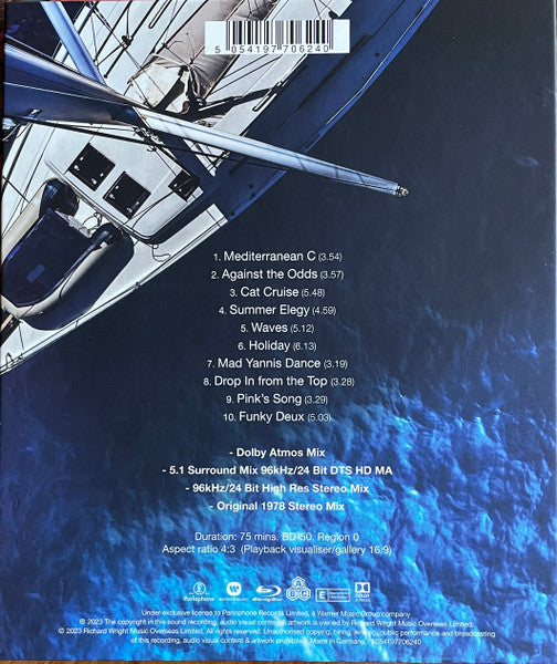 Richard Wright : Wet Dream (Blu-ray, Blu-ray-A, Album, RE, RM, Multichannel, R)