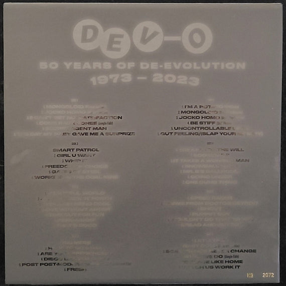 Devo : 50 Years Of De-Evolution (1973-2023) (Box, Dlx, Ltd, Num + 4xLP, Comp, RM, Cle)
