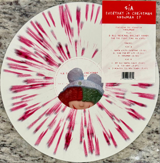 Sia : Everyday Is Christmas Snowman EP (12", EP, RSD, Whi)