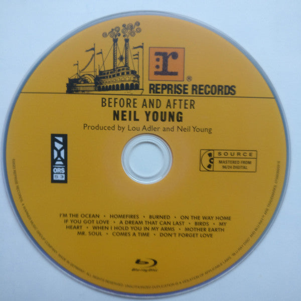 Neil Young : Before And After (Blu-ray, Blu-ray-A, Album, Multichannel)