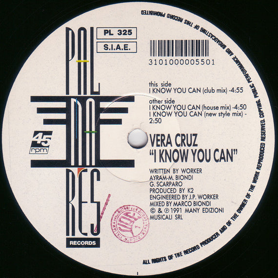 Vera Cruz : I Know You Can (12")