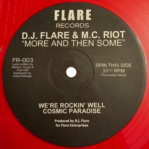D.J. Flare* & M.C. Riot : More And Then Some (12", Red)