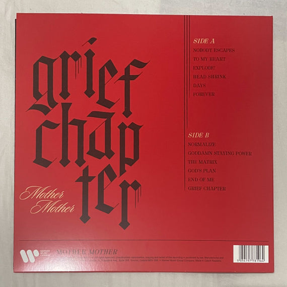 Mother Mother : Grief Chapter (LP, Album, Bla)
