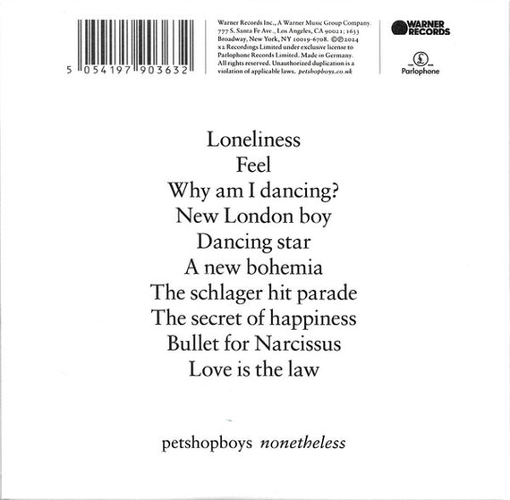 Pet Shop Boys : Nonetheless (CD, Album)