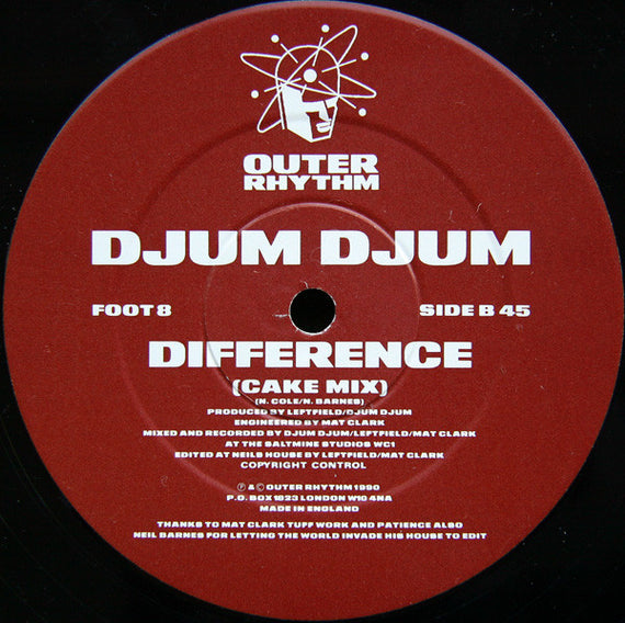 Djum Djum : Difference (12", Sti)