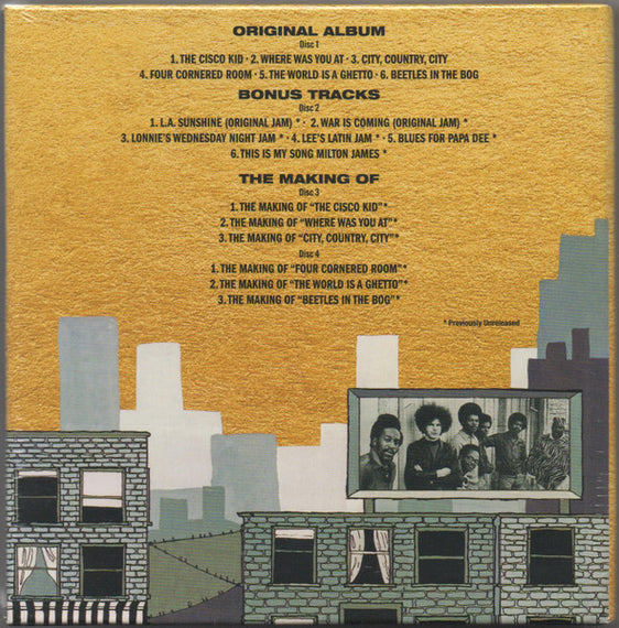 War : The World Is A Ghetto (The Complete Sessions) (CD, Album, RE, RM + 3xCD + Box, 50t)