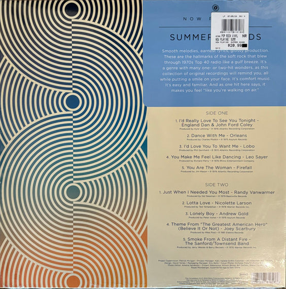 Various : Summer Sounds (LP, Comp, Ltd, Sea)