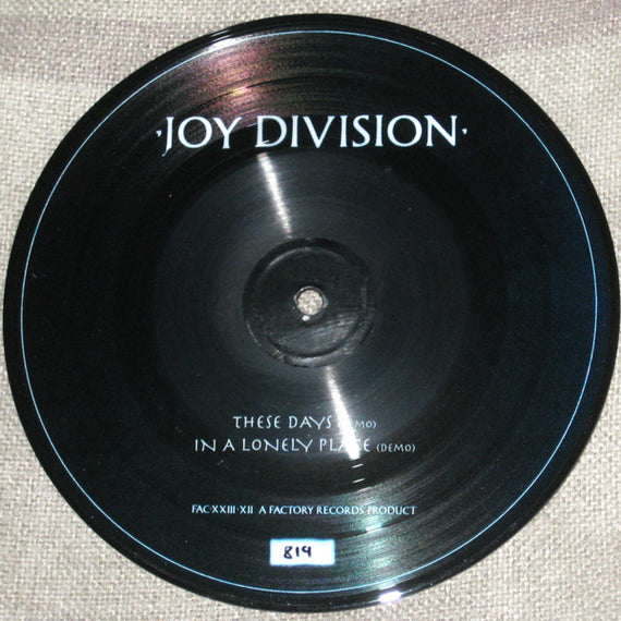 Joy Division : Love Will Tear Us Apart (7", Num, Pic, Unofficial, Blu)