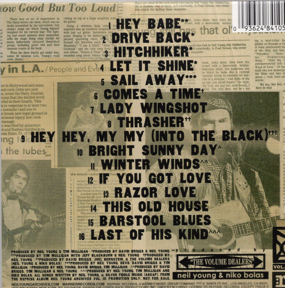 Neil Young : Neil Young Archives Vol. III Takes (CD, Promo, Smplr)