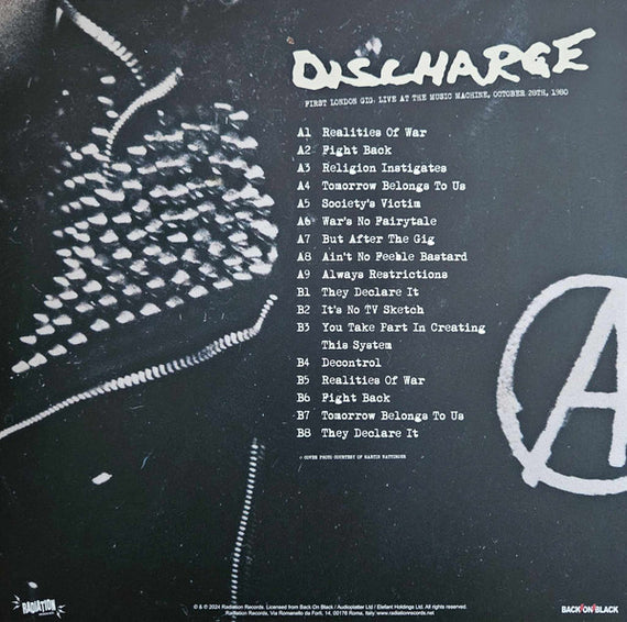 Discharge : First London Gig, Live At The Music Machine, October 28th, 1980 (LP, Album, RE)