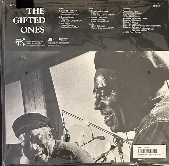Dizzy Gillespie, Count Basie, Ray Brown, Mickey Roker : The Gifted Ones (LP, Album, Ltd, Num, RE, Gat)