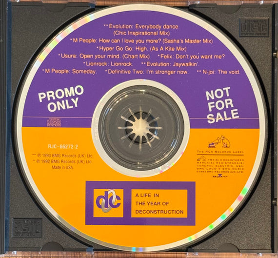 Various : A Life In The Year Of Deconstruction (CD, Comp, Promo)