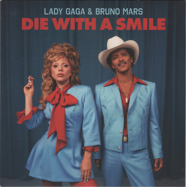Lady Gaga & Bruno Mars : Die With A Smile (7", Single, Ltd)