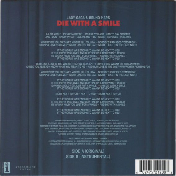 Lady Gaga & Bruno Mars : Die With A Smile (7