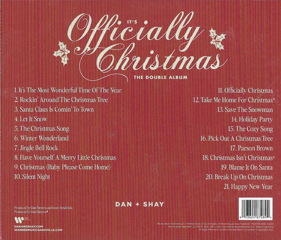 Dan + Shay : It's Officially Christmas: The Double Album (CD, Album)