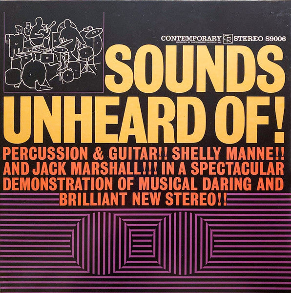 Shelly Manne & Jack Marshall : Sounds Unheard Of! (LP, Album, RE)